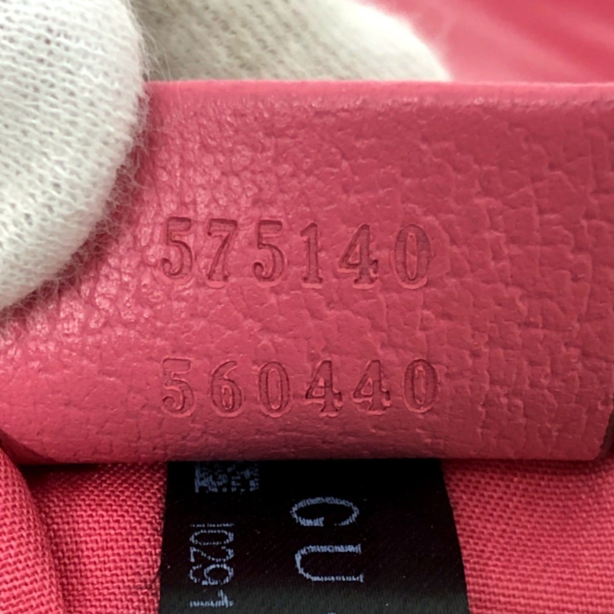 Gucci Pink Coated Canvas Handbag Tote Bag (Pre-Owned)