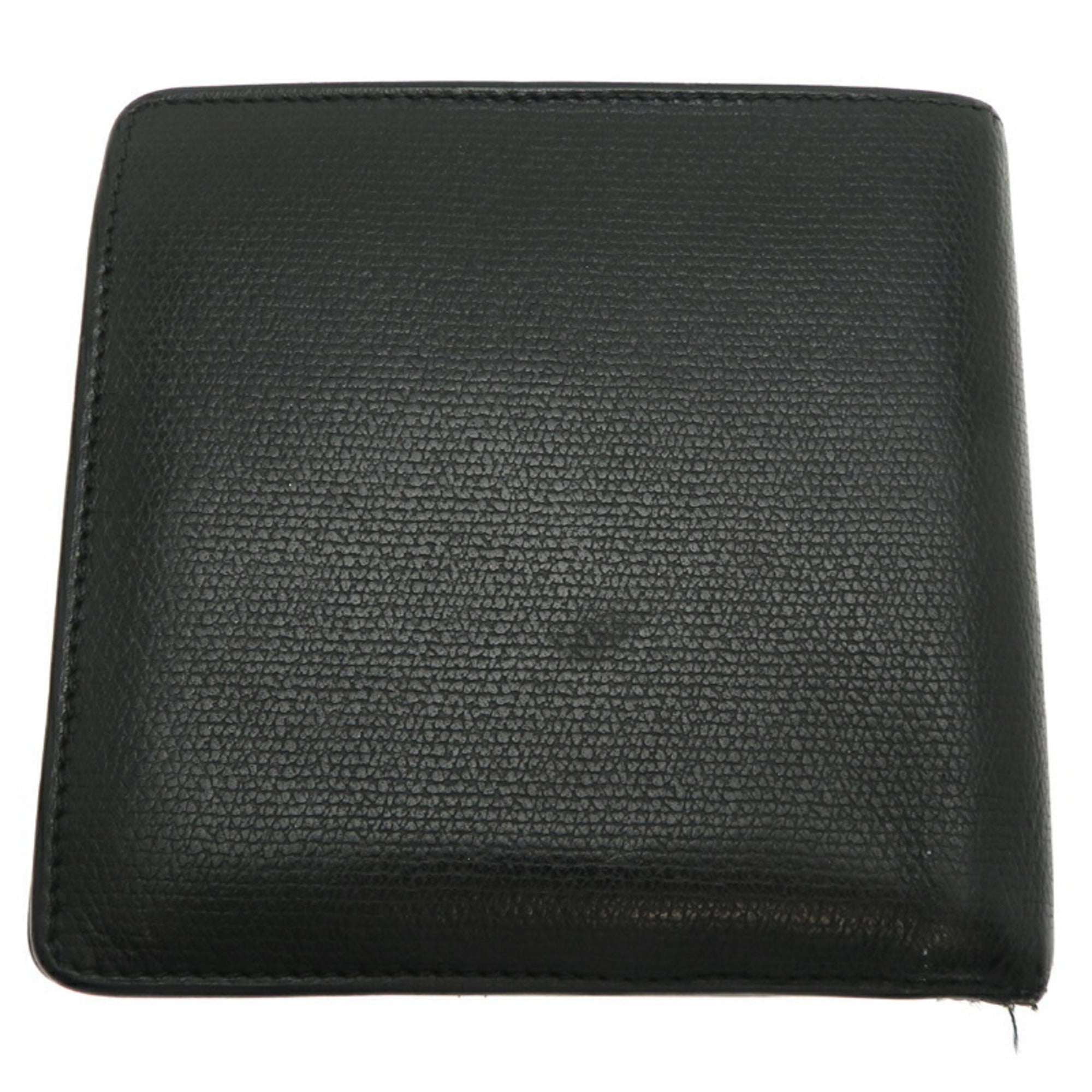 Chanel Black Leather Wallet (Bi-Fold) (Pre-Owned)