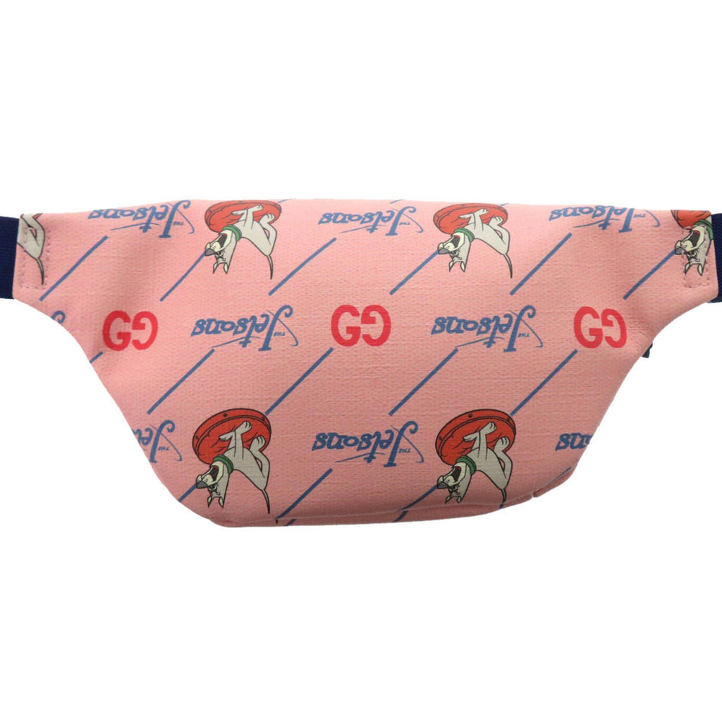 Gucci Blue Pink Leather Fanny Pack Sling Bag (Pre-Owned)