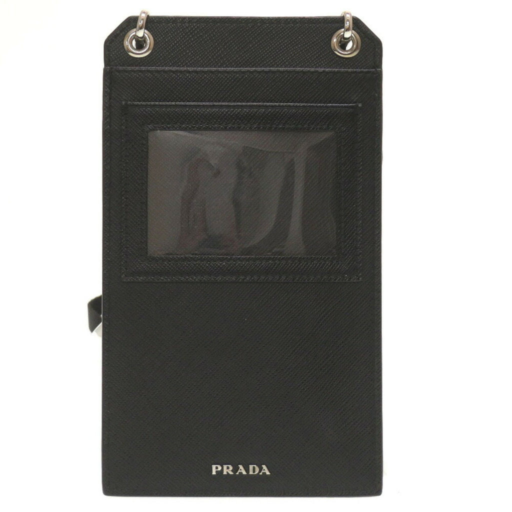 Prada Black Leather Shoulder Bag (Pre-Owned)