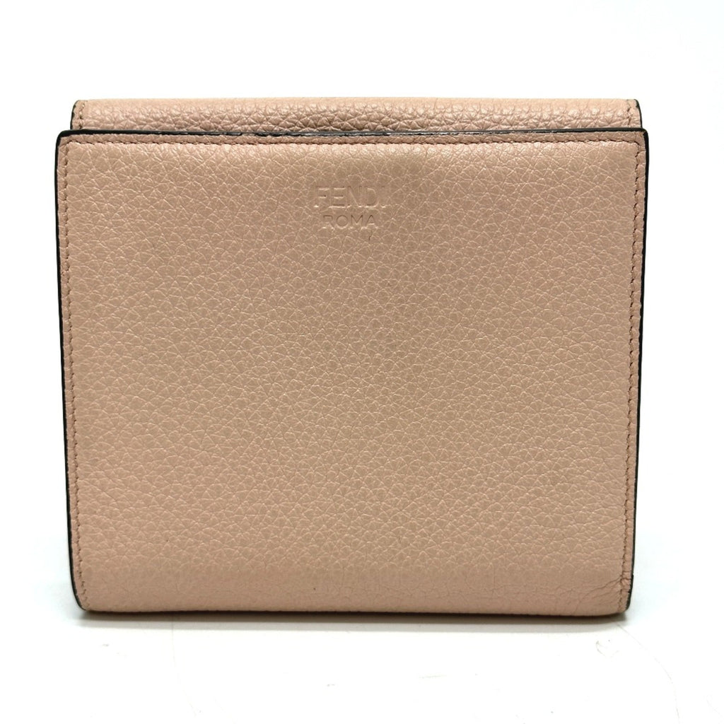 Fendi Pink Leather Wallet (Bi-Fold) (Pre-Owned)