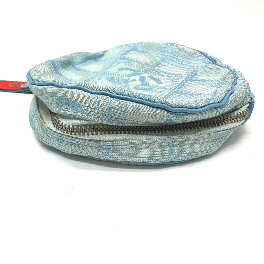 Chanel Blue Nylon Pouch (Pre-Owned)
