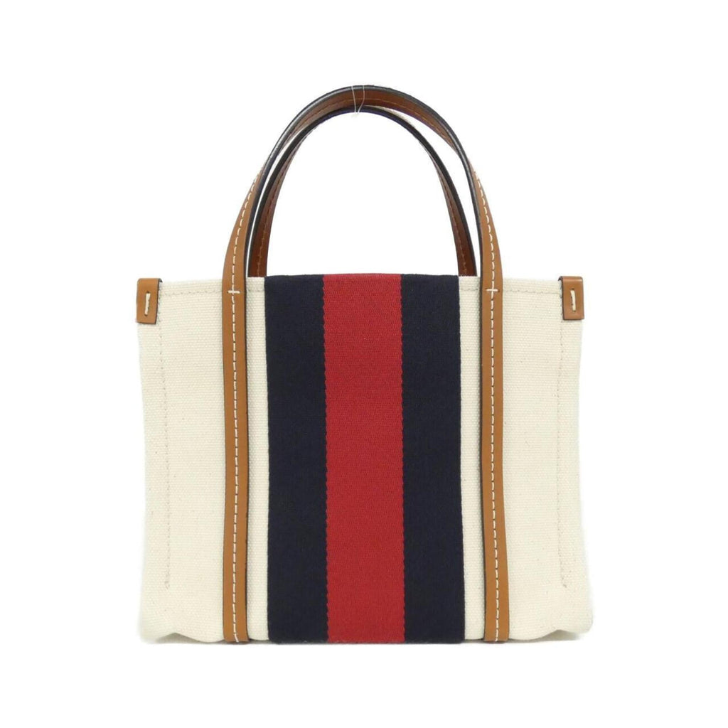 Gucci White Canvas Handbag (Pre-Owned)