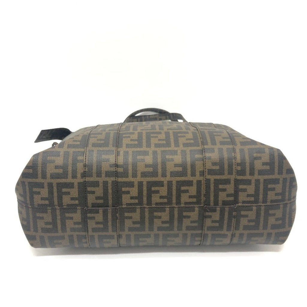 Fendi Brown Pvc Tote Bag (Pre-Owned)