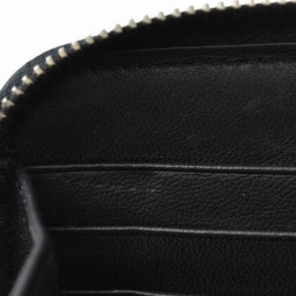Bottega Veneta Navy Leather Long Wallet (Bi-Fold) (Pre-Owned)