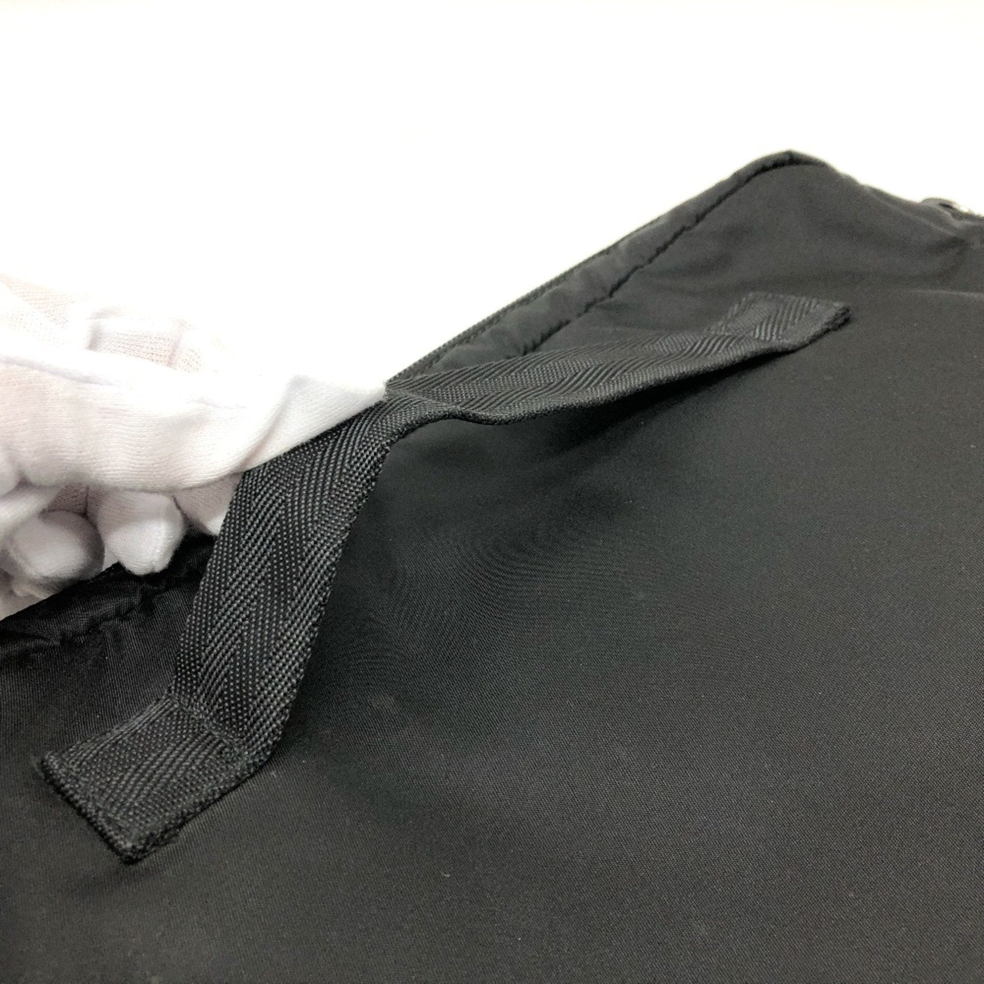 Prada Black Cloth Clutch Bag (Pre-Owned)