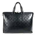 Louis Vuitton Black Noir Leather Briefcase Handbag Tote Bag (Pre-Owned)