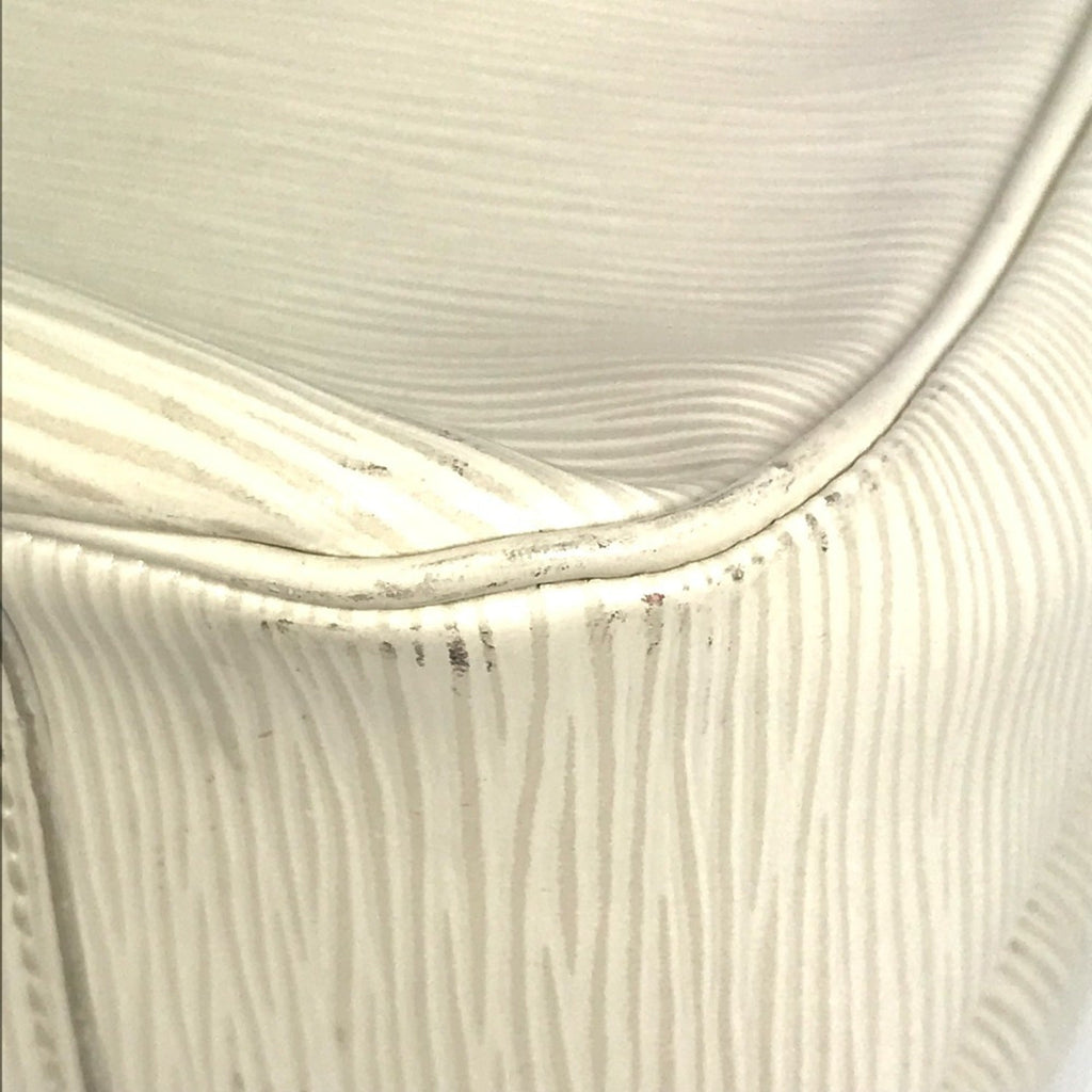 Louis Vuitton Epi White Epi Leather Handbag Tote Bag (Pre-Owned)