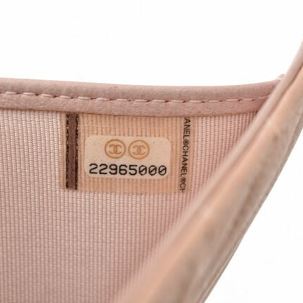 Chanel Baby Pink Leather Wallet (Tri-Fold) (Pre-Owned)