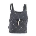 Chanel Travel Line Black White Backpack (Pre-Owned)