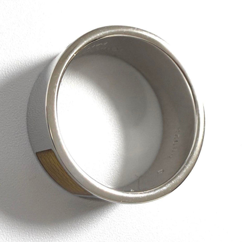Louis Vuitton Silver 925 Band Ring (Pre-Owned)