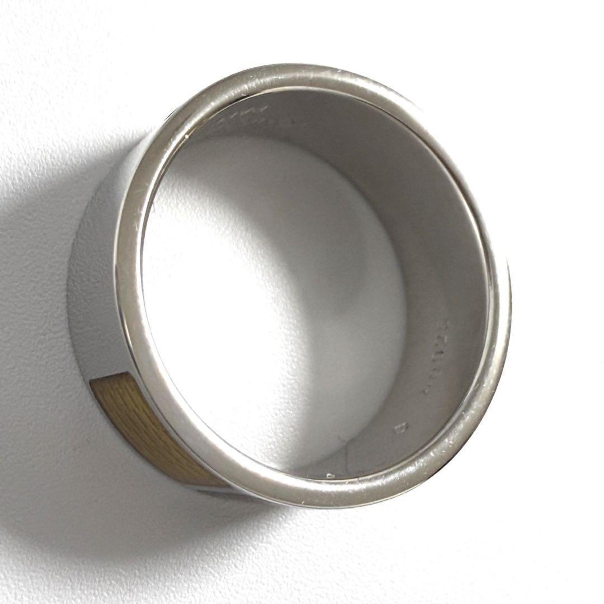 Louis Vuitton Silver 925 Band Ring (Pre-Owned)