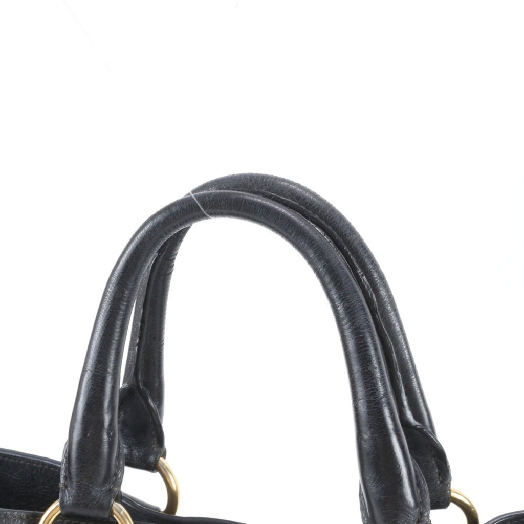 Prada Black Leather Handbag (Pre-Owned)
