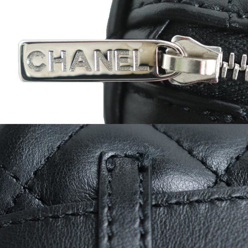 Chanel Black Leather Fanny Pack (Pre-Owned)