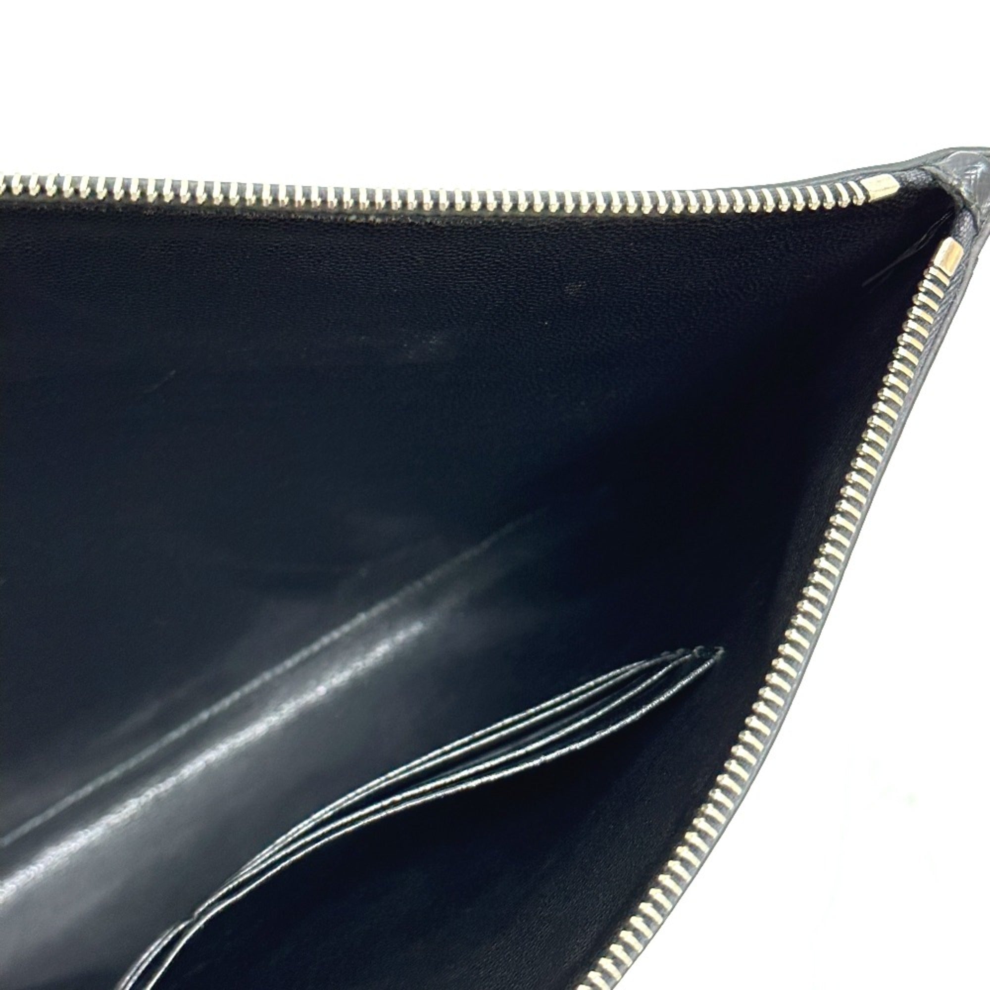 Prada Black Leather Clutch Bag (Pre-Owned)