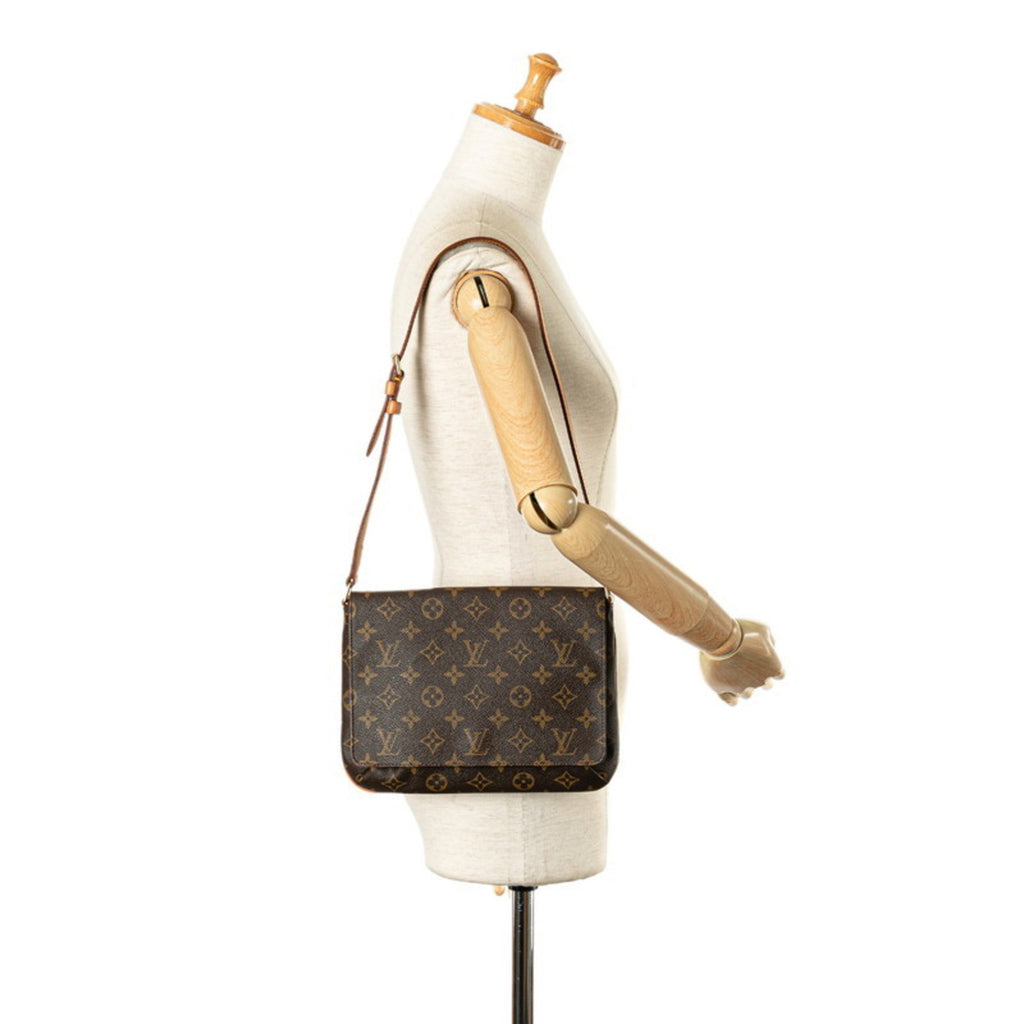 Louis Vuitton Brown Pvc Leather Shoulder Bag (Pre-Owned)