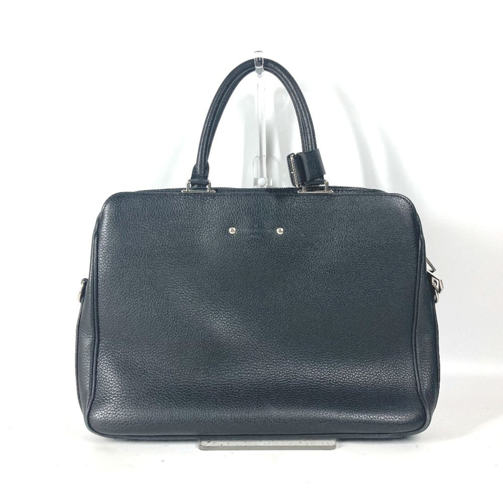 Louis Vuitton Black Leather Briefcase Handbag Tote Bag (Pre-Owned)