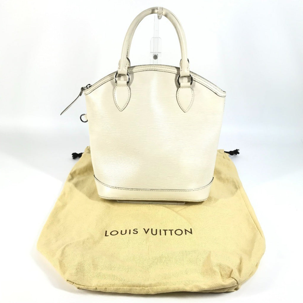 Louis Vuitton Epi Lv Off White Epi Leather Handbag Tote Bag (Pre-Owned)