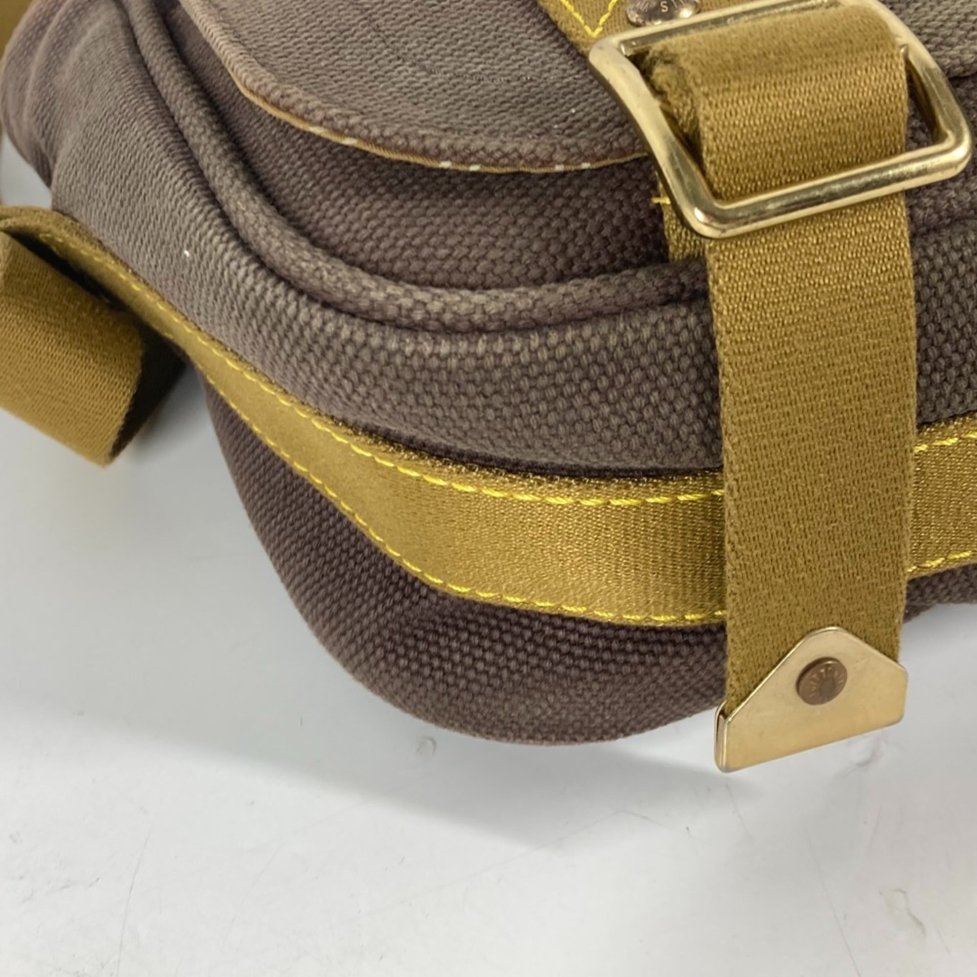 Louis Vuitton Brown Canvas Shoulder Bag (Pre-Owned)