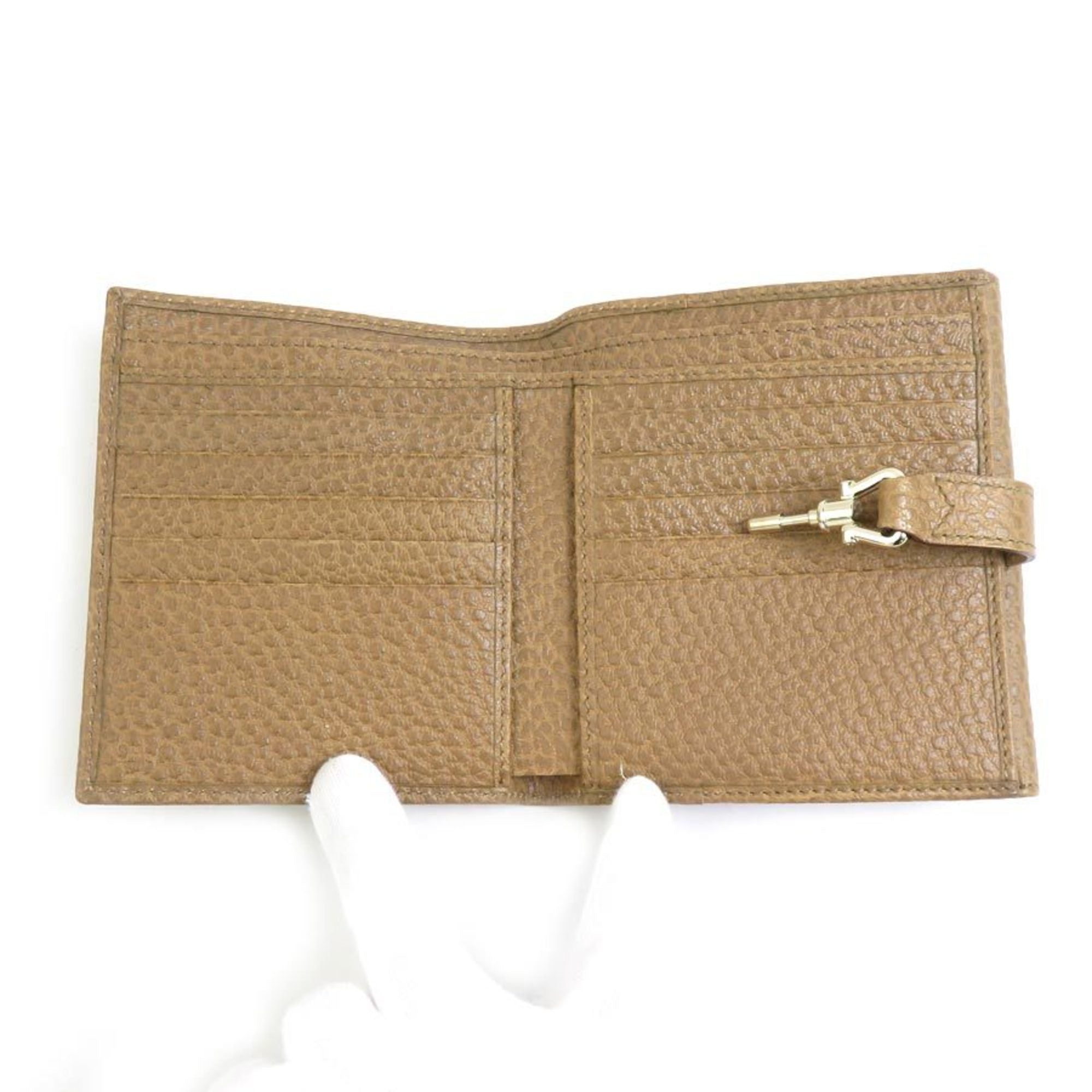 Gucci Brown Leather Wallet (Bi-Fold) (Pre-Owned)