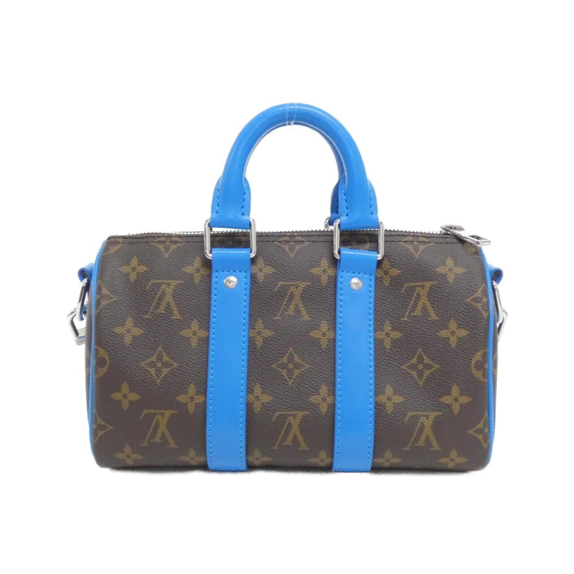 Louis Vuitton Monogram Macassar Marron Coated Canvas Boston Bag (Pre-Owned)