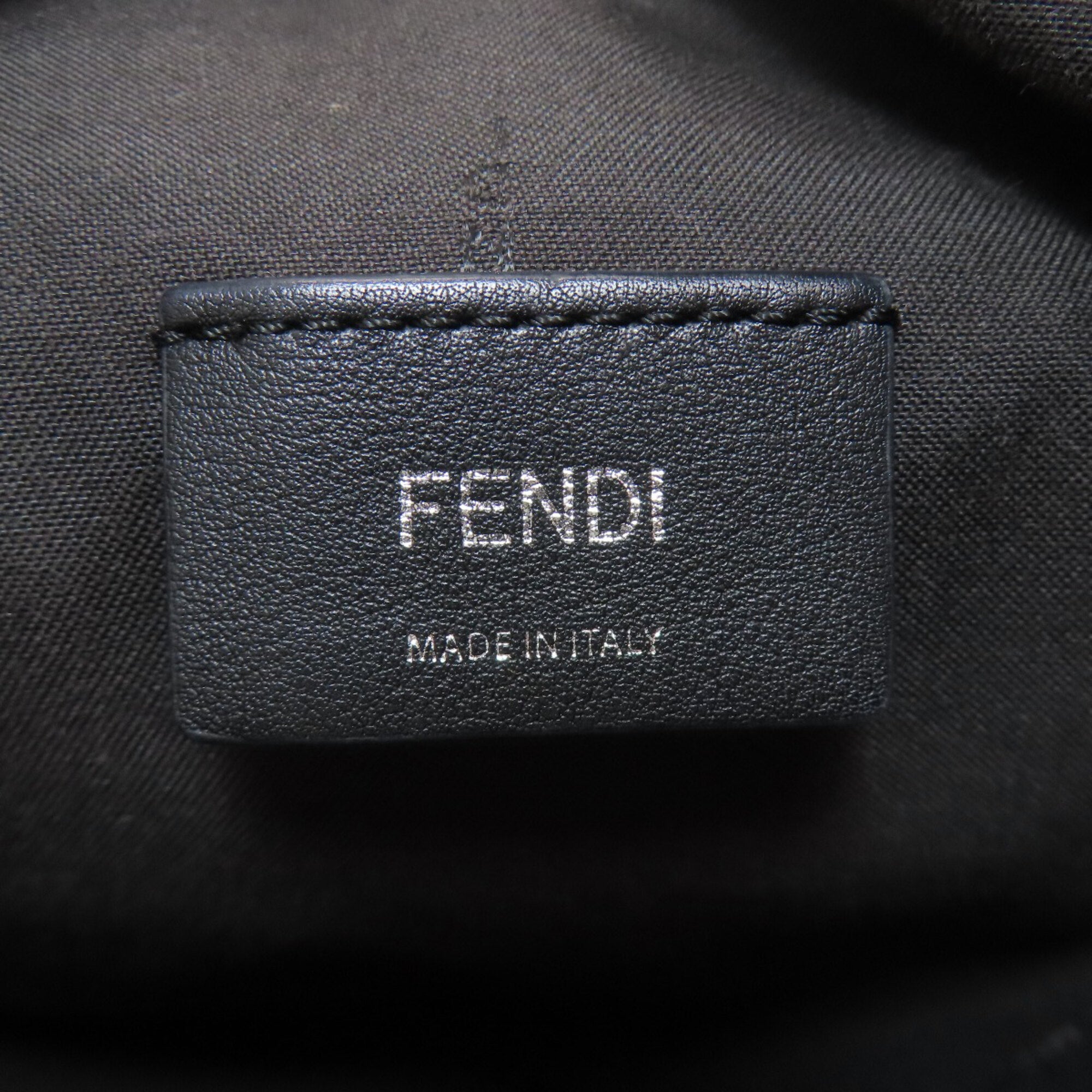 Fendi Black Leather Backpack (Pre-Owned)