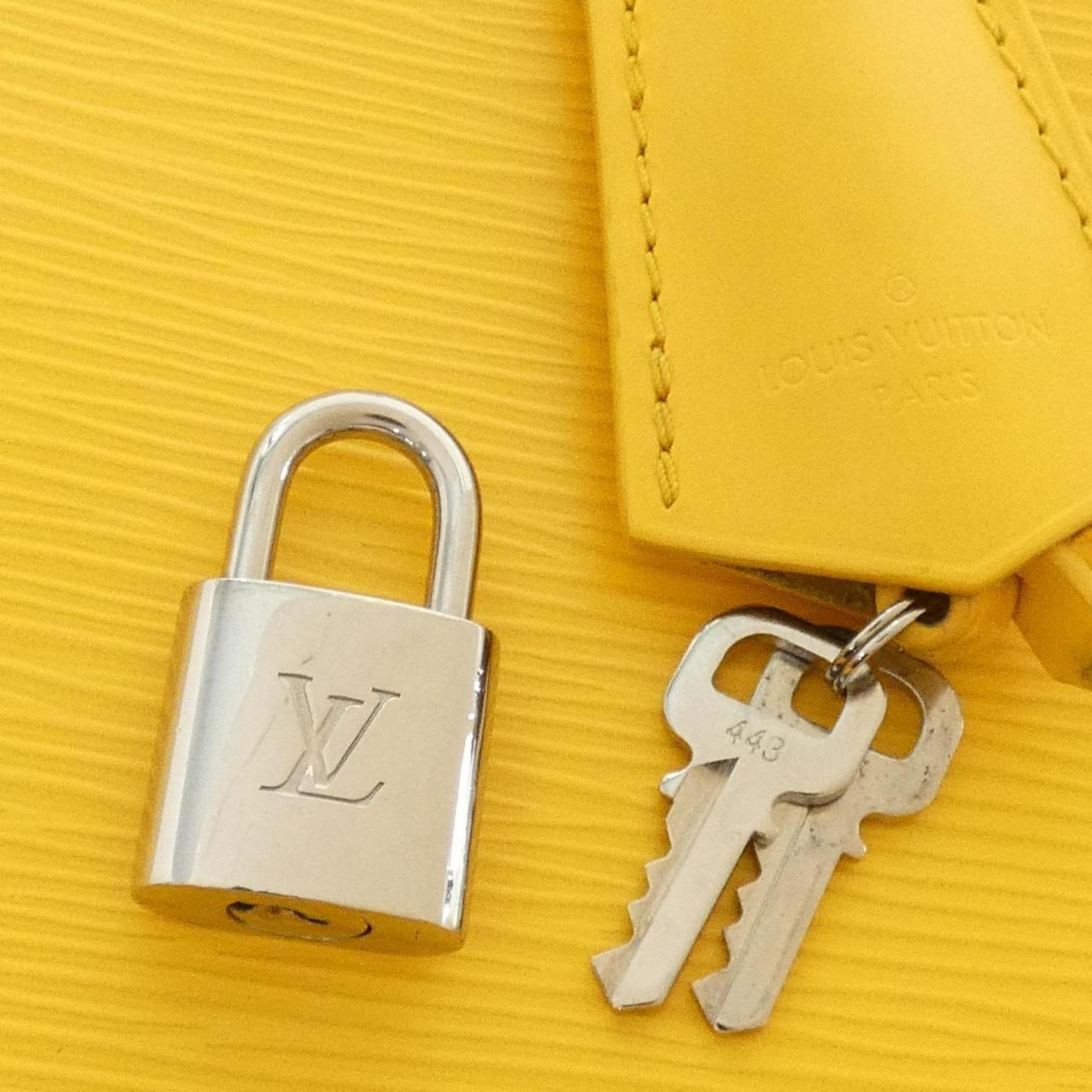 Louis Vuitton Citron Leather Handbag (Pre-Owned)