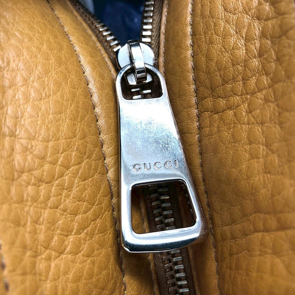 Gucci Yellow Leather Tote Bag (Pre-Owned)