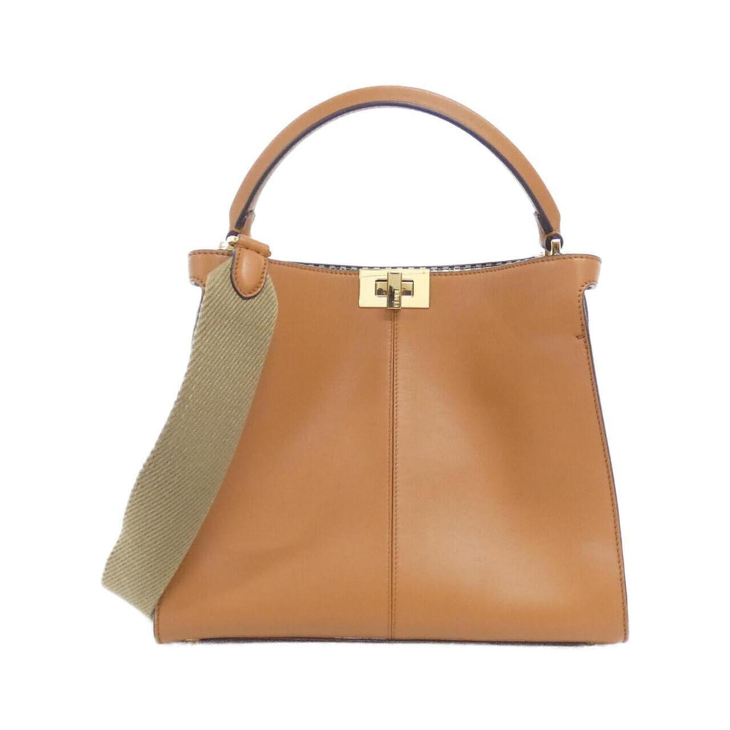 Fendi Brown Leather Handbag (Pre-Owned)