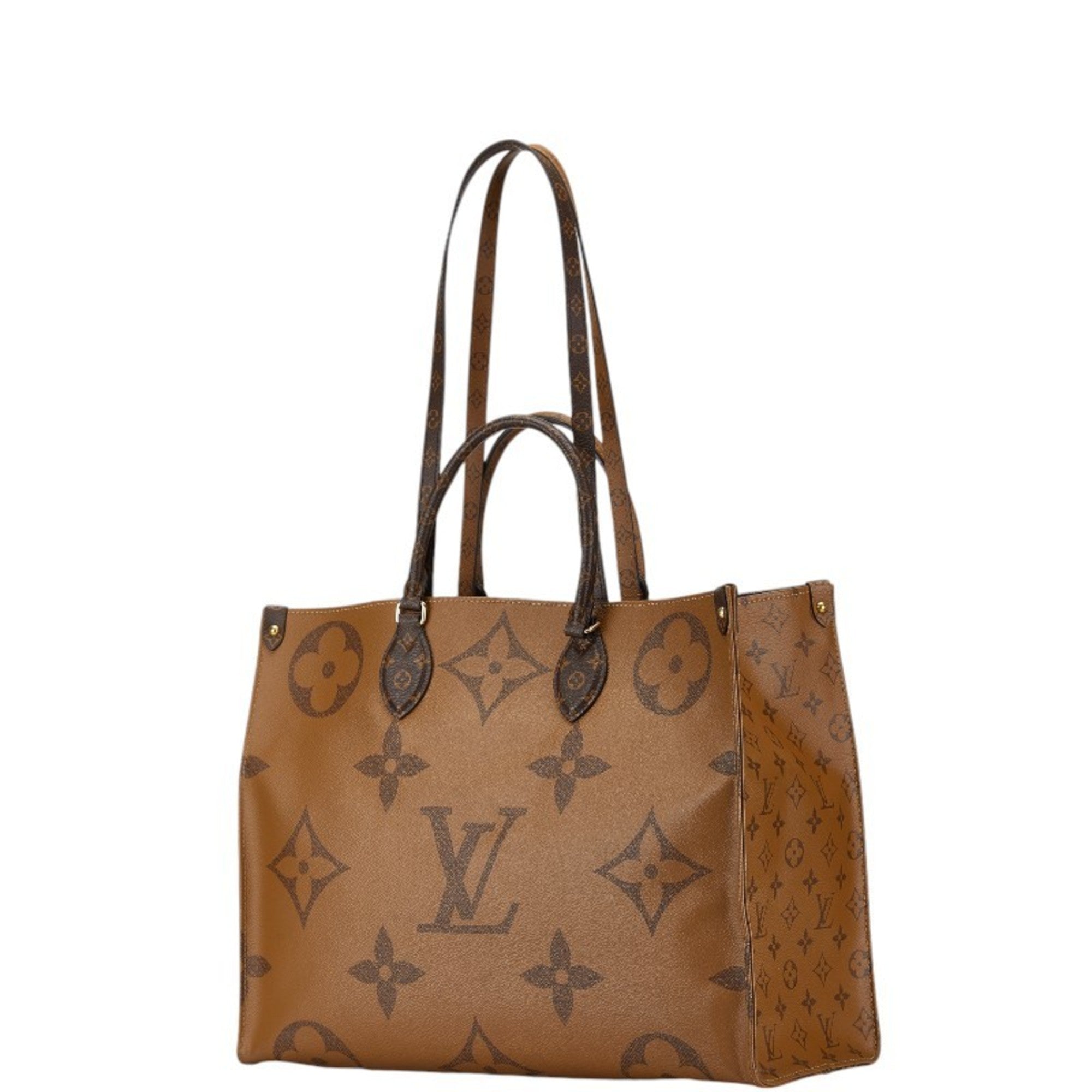 Louis Vuitton Monogram Reverse Brown Pvc Leather Handbag Shoulder Bag (Pre-Owned)