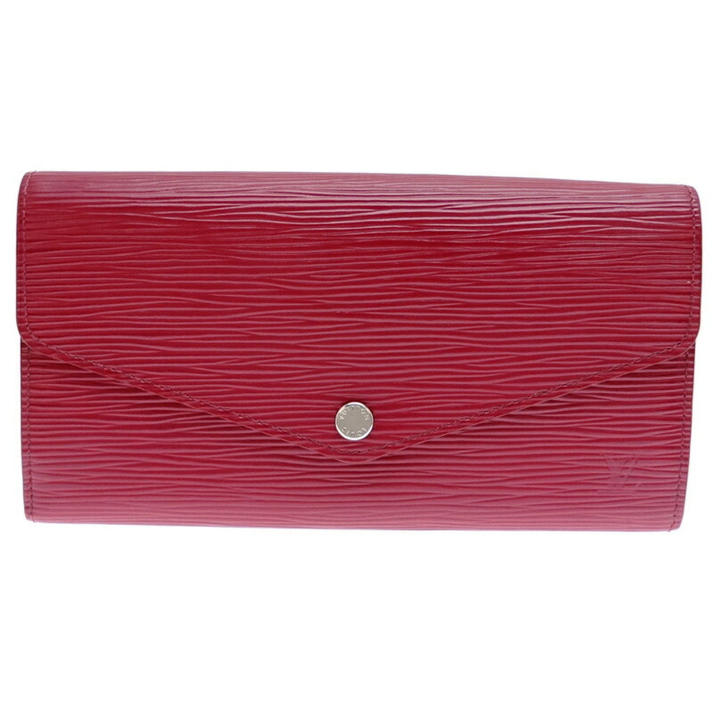 Louis Vuitton Fuchsia Pink Pink Epi Leather Long Wallet (Bi-Fold) (Pre-Owned)