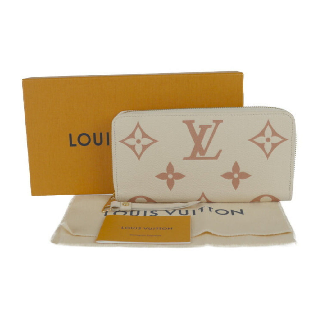Louis Vuitton Cream Monogram Empreinte Long Wallet (Bi-Fold) (Pre-Owned)
