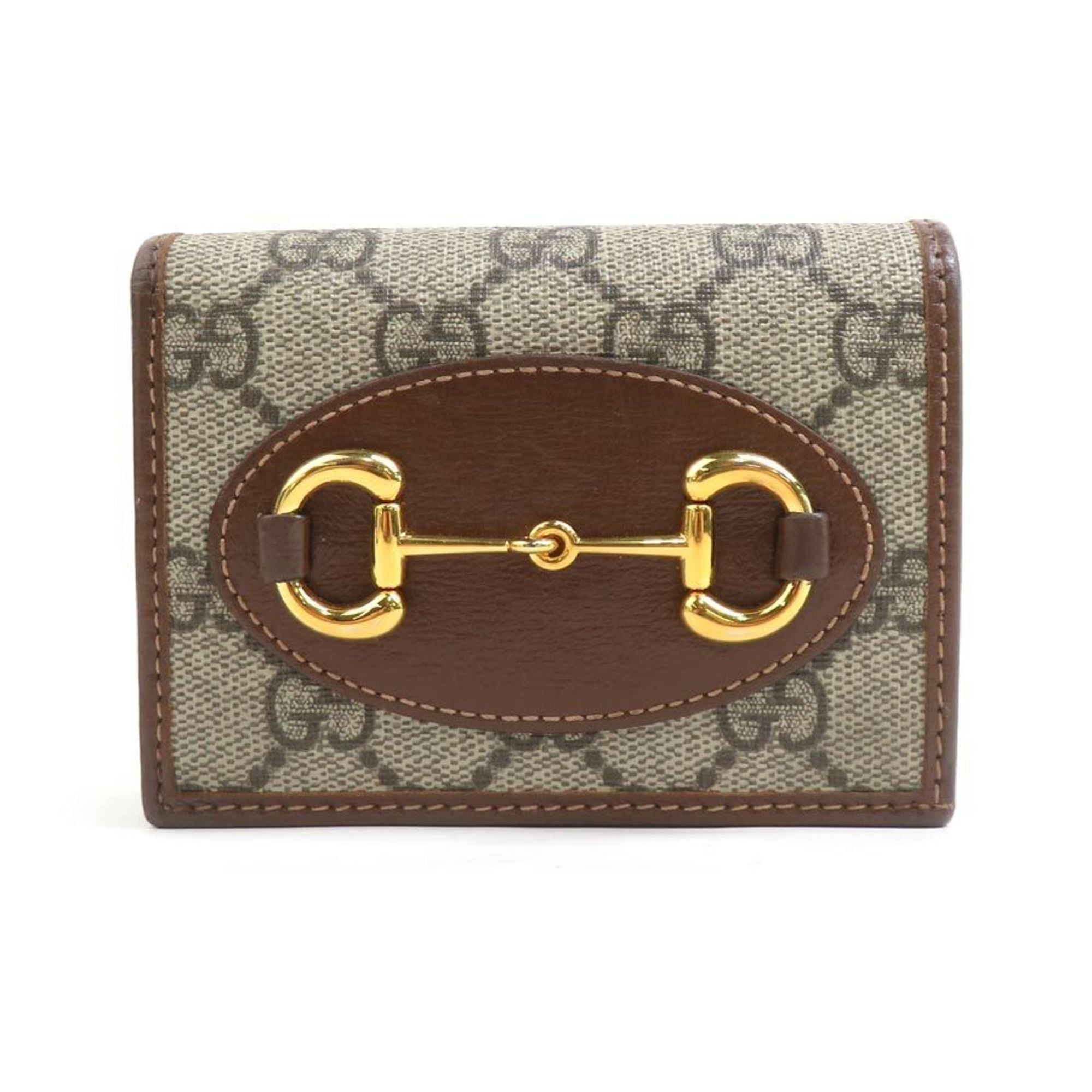 Gucci Brown Gg Supreme Wallet (Bi-Fold) (Pre-Owned)