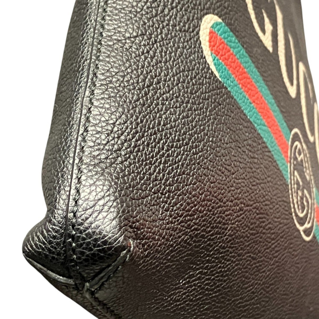 Gucci Black Leather Clutch Bag (Pre-Owned)