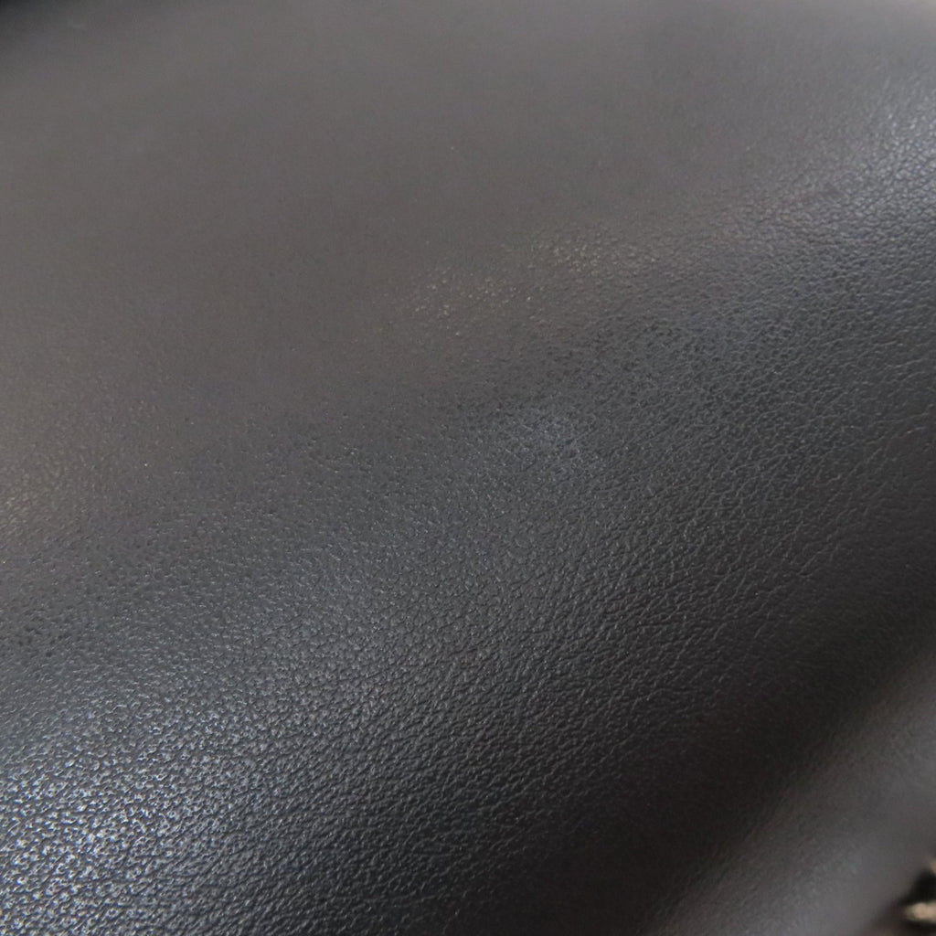 Fendi Black Leather Backpack (Pre-Owned)