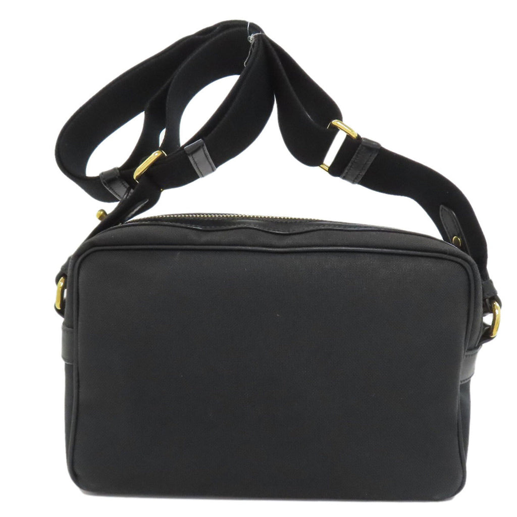 Prada Black Canvas Shoulder Bag (Pre-Owned)