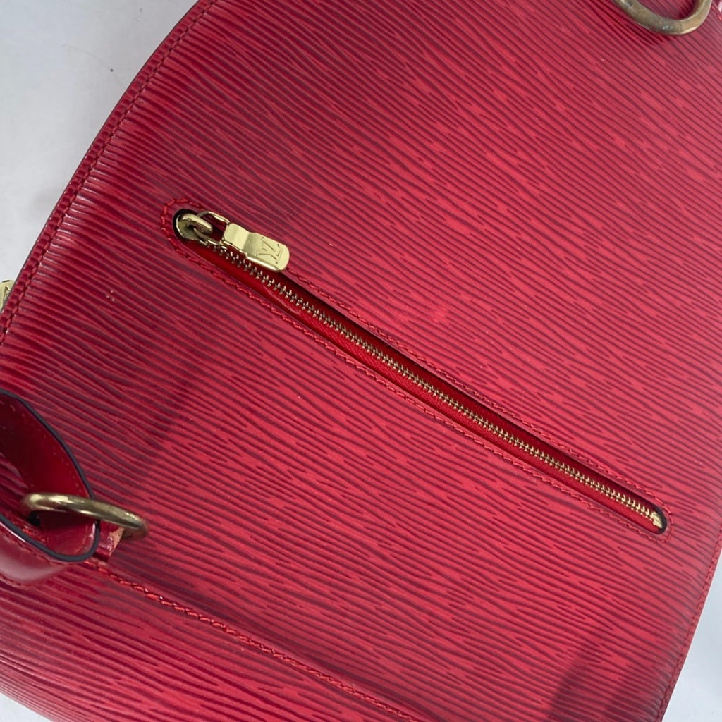 Louis Vuitton Red Color Epi Leather Backpack (Pre-Owned)