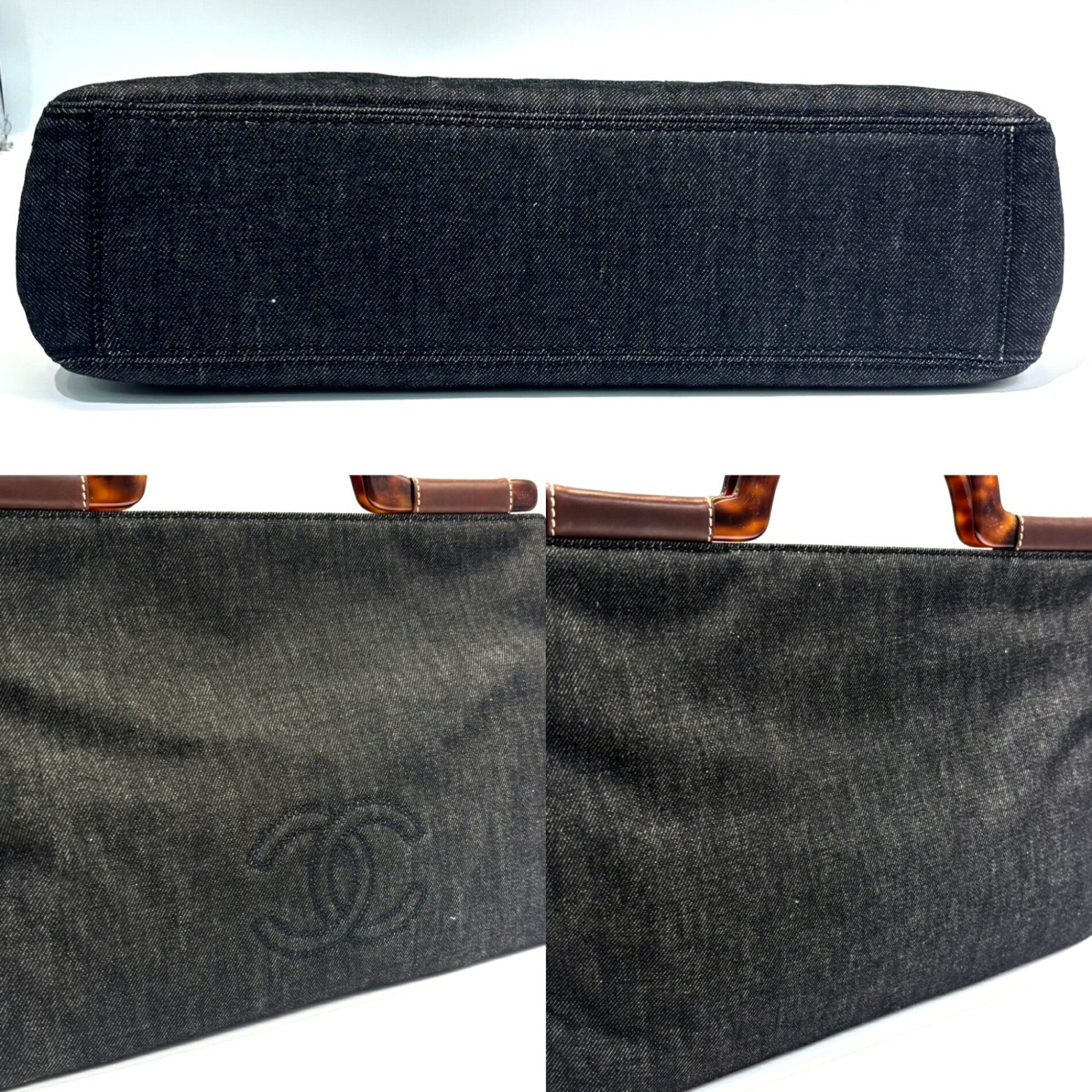 Chanel Navy Denim Handbag (Pre-Owned)