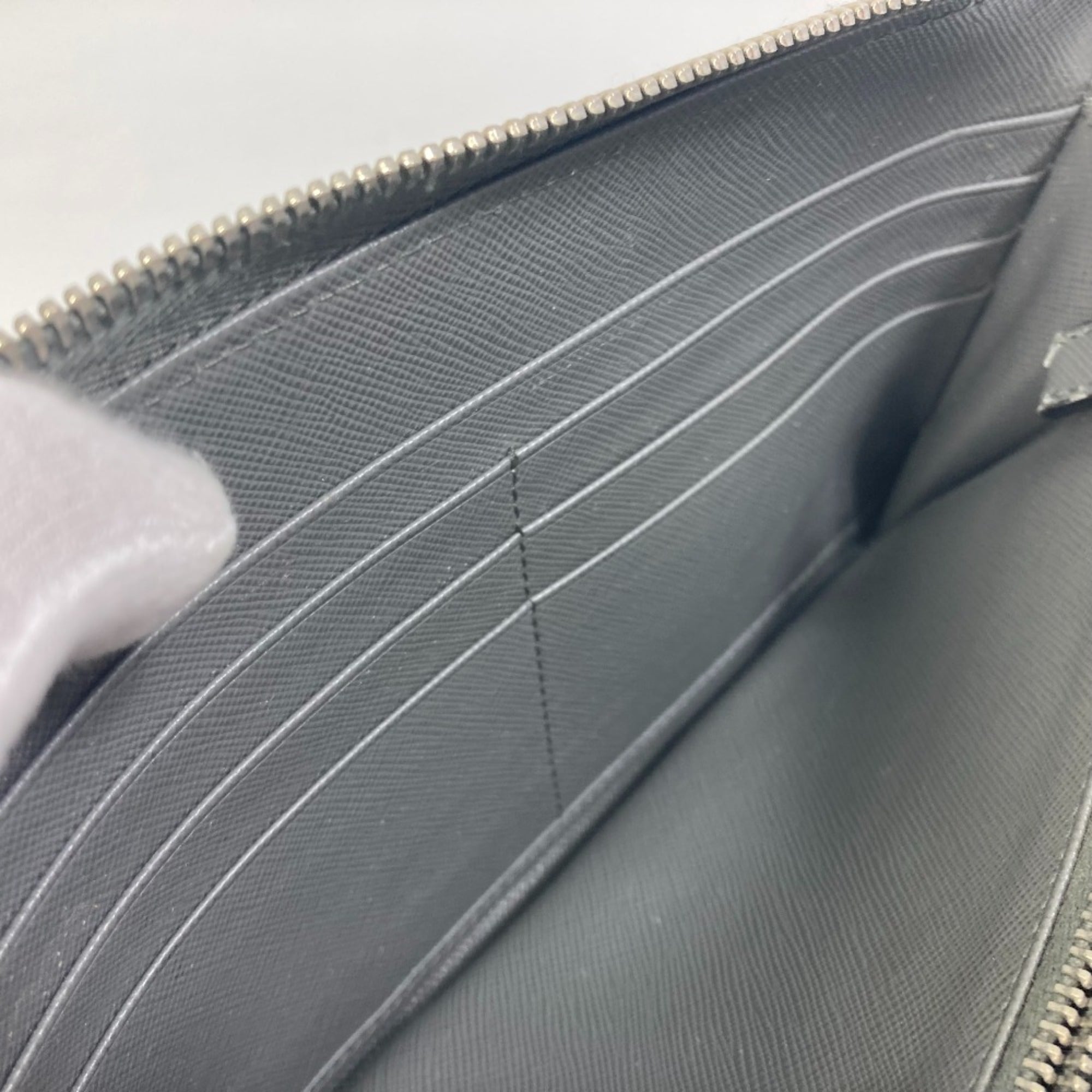 Prada Gray Other Long Wallet (Bi-Fold) (Pre-Owned)