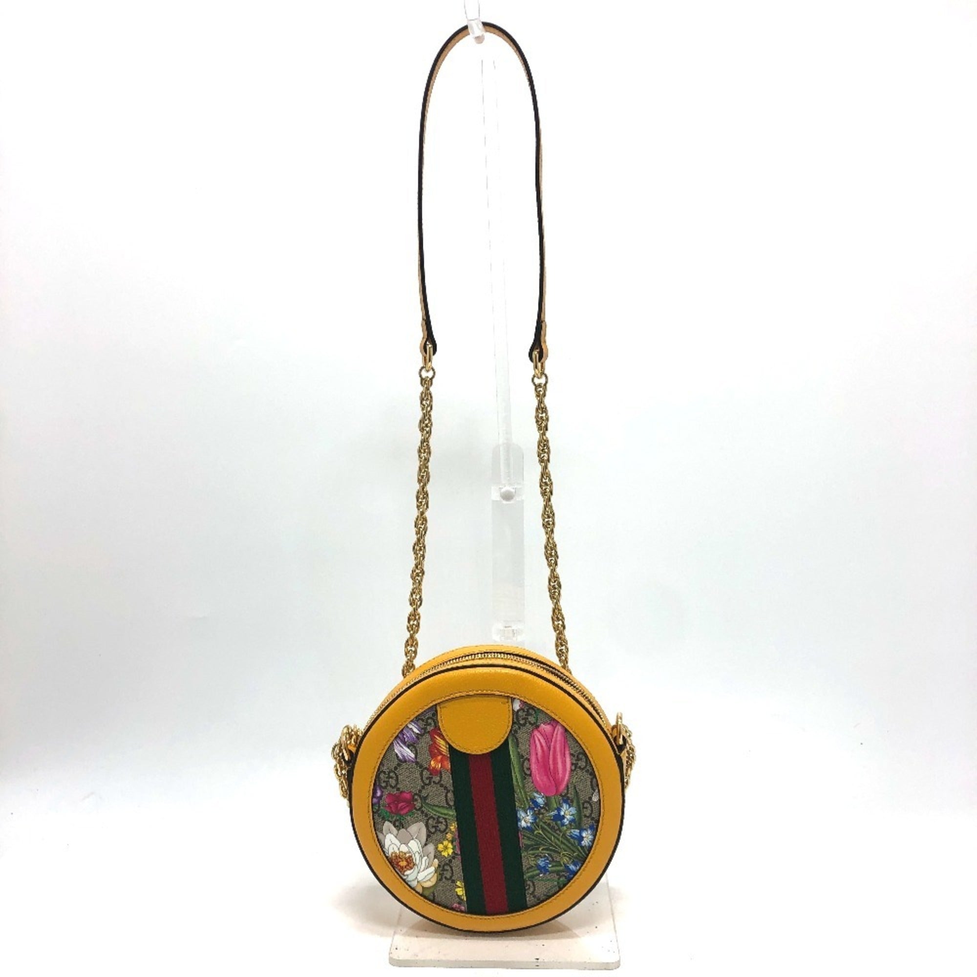 Gucci Yellow Gg Supreme Shoulder Bag (Pre-Owned)