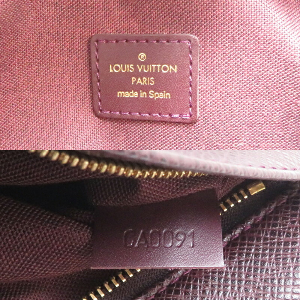 Louis Vuitton Acajou Brown Taiga Leather Clutch Bag Pouch (Pre-Owned)