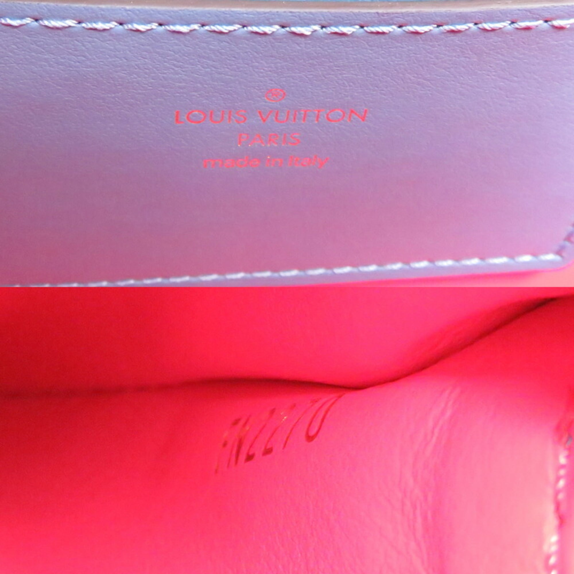 Louis Vuitton Blue Leather Shoulder Bag (Pre-Owned)