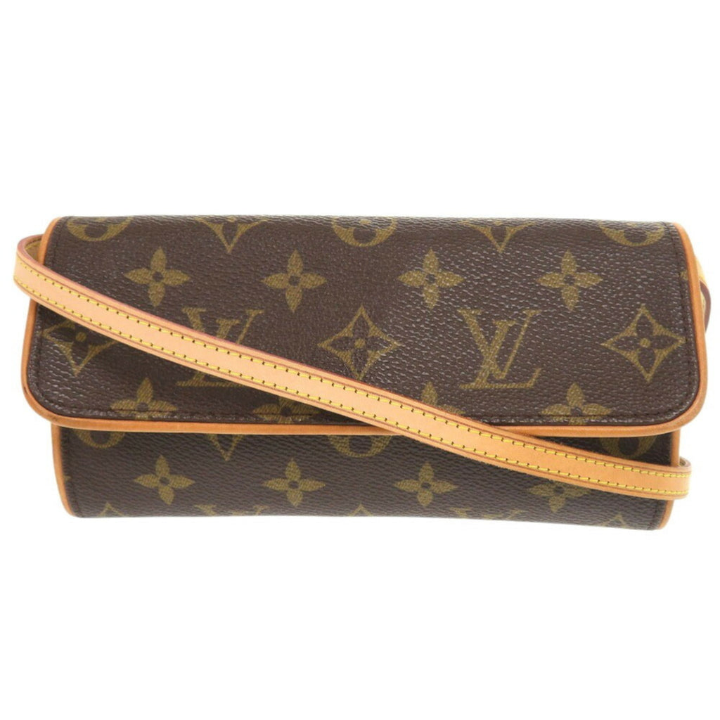 Louis Vuitton Brown Monogram Pochette Shoulder Bag (Pre-Owned)