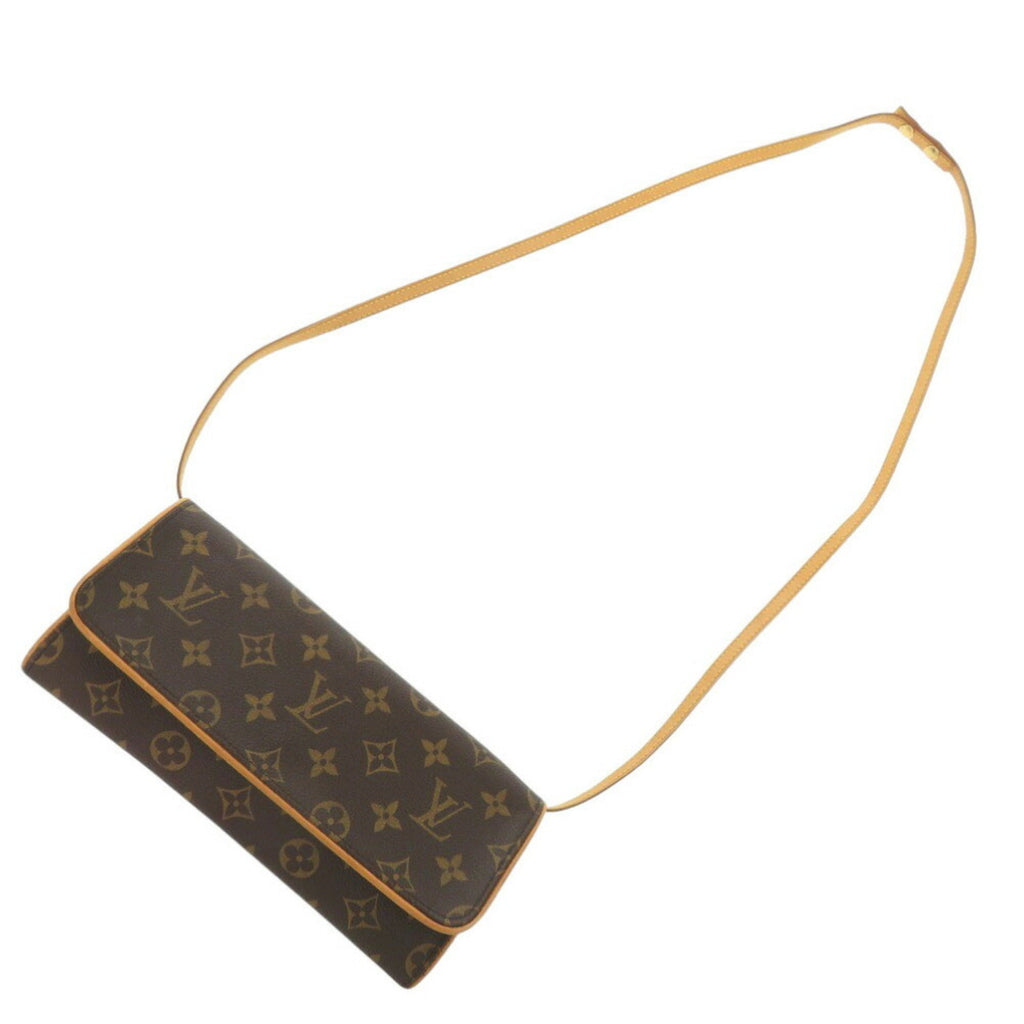 Louis Vuitton Brown Monogram Pochette Shoulder Bag (Pre-Owned)