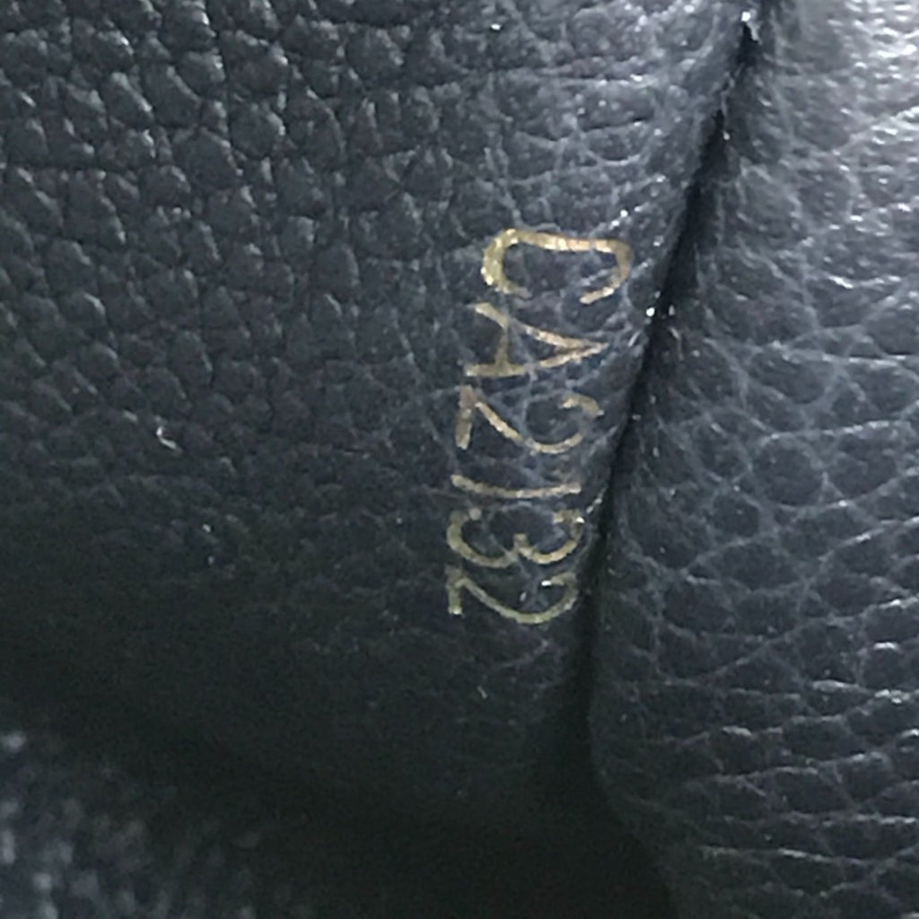 Louis Vuitton Infini Navy Monogram Empreinte Long Wallet (Bi-Fold) (Pre-Owned)
