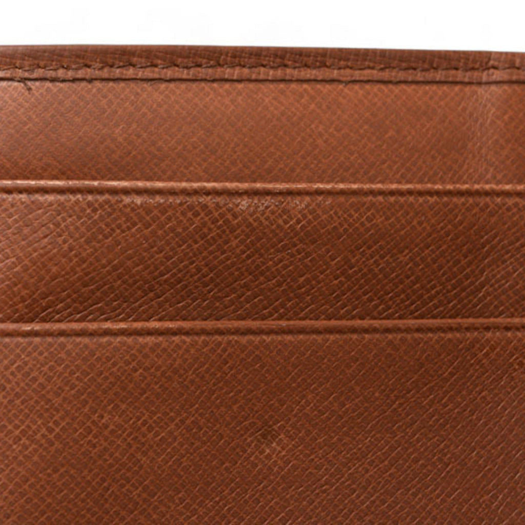 Louis Vuitton Brown Coated Canvas Wallet (Bi-Fold) (Pre-Owned)