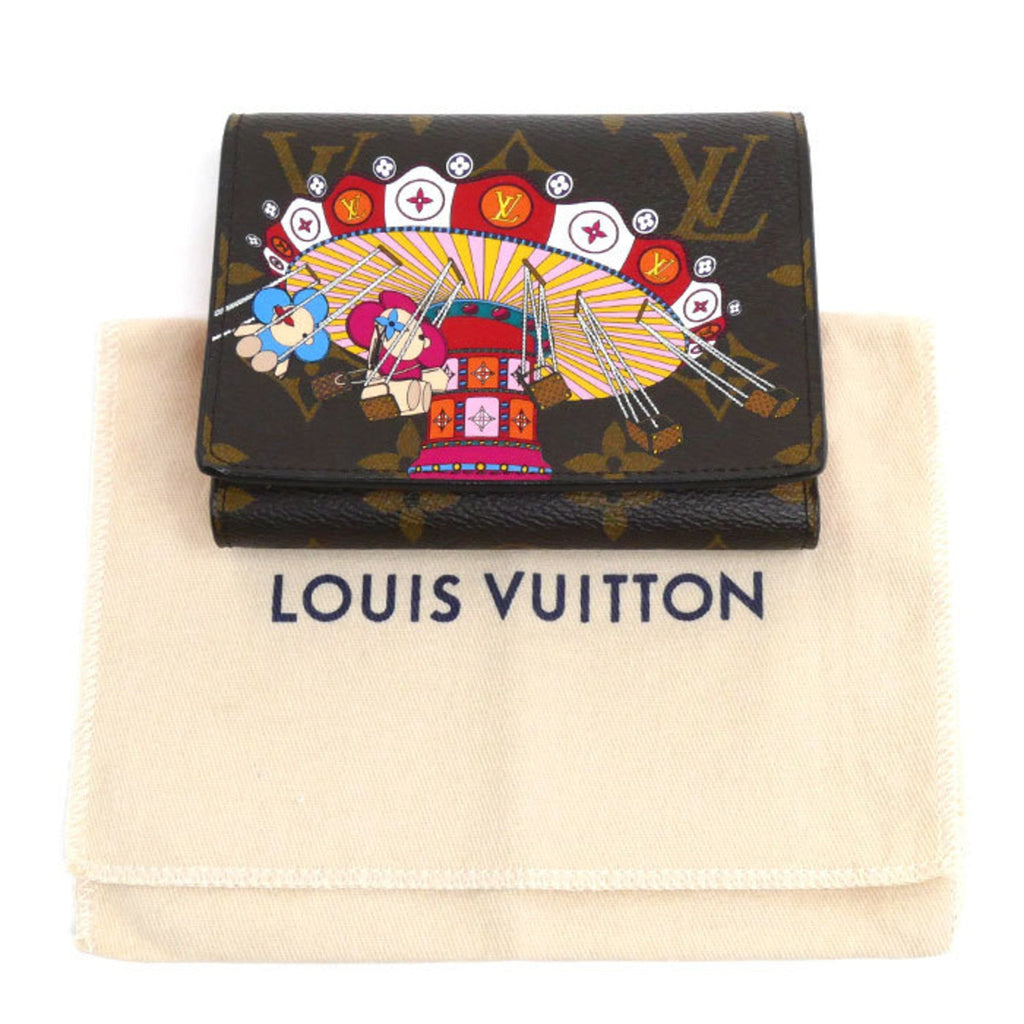 Louis Vuitton Monogram Brown Monogram Multi-Color Monogram Wallet (Tri-Fold) (Pre-Owned)