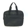 Prada Black Cloth Briefcase (Pre-Owned)
