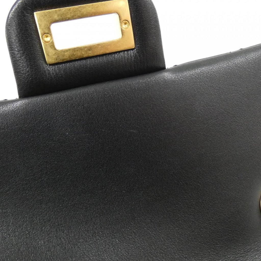 Chanel Black Leather Shoulder Bag (Pre-Owned)