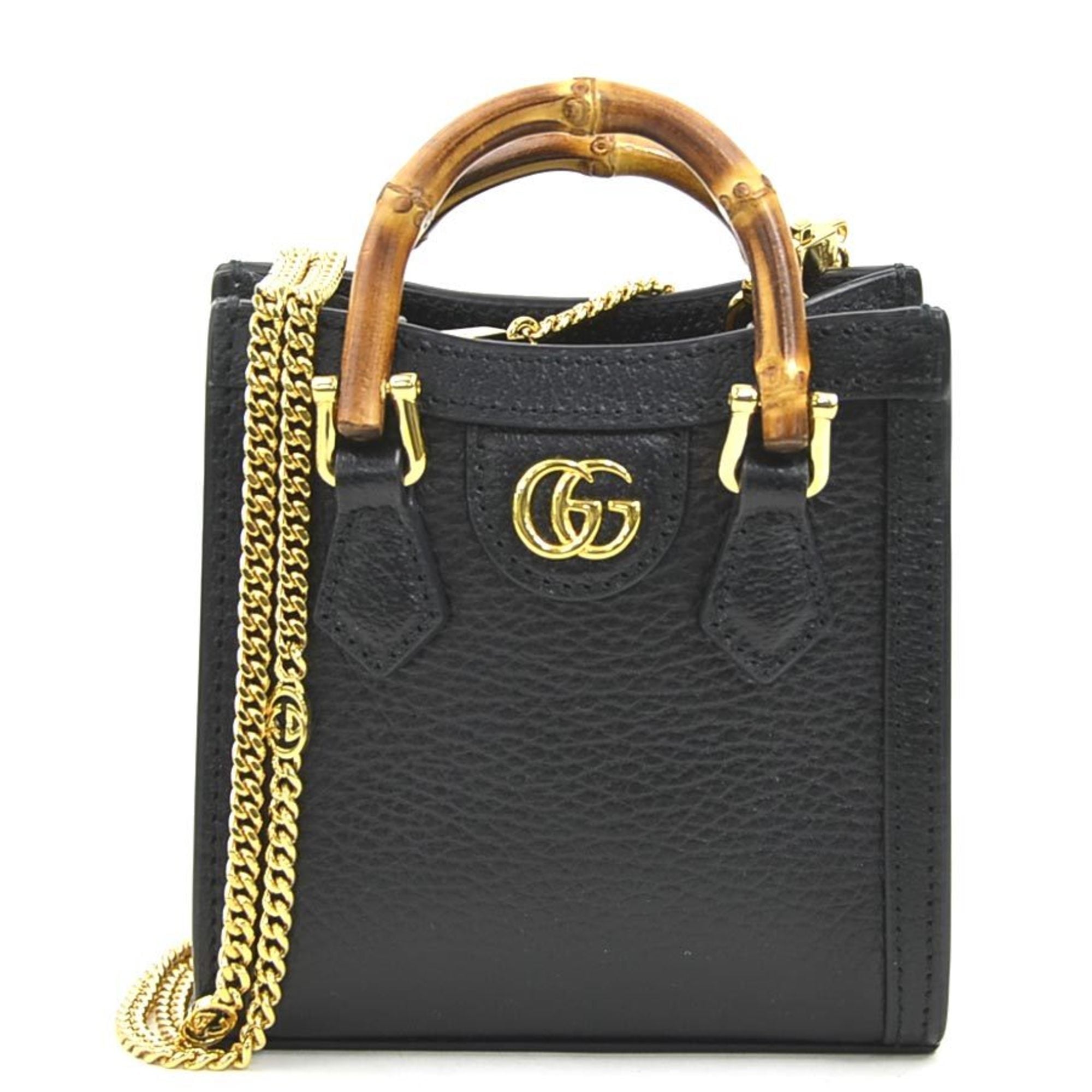 Gucci Black Leather Shoulder Bag (Pre-Owned)